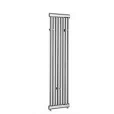 JIS Hove vertical stainless steel heated towel rail